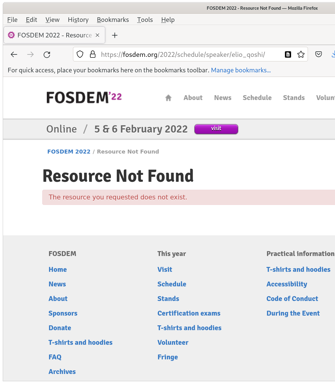 Elio Qoshi, FOSDEM 2022, search