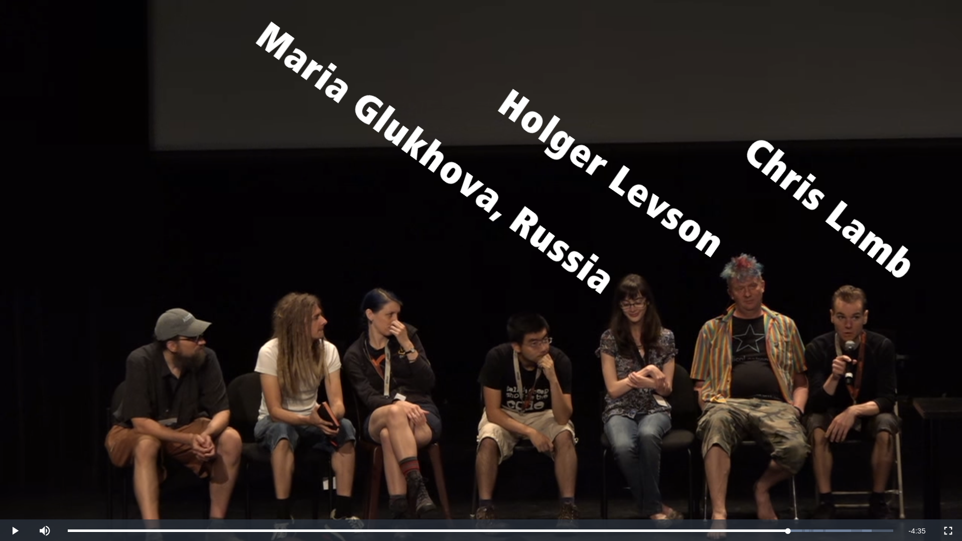 Maria Glukhova, siamezzze, Holger Levson, Chris Lamb, Debian, Russia, debconf17