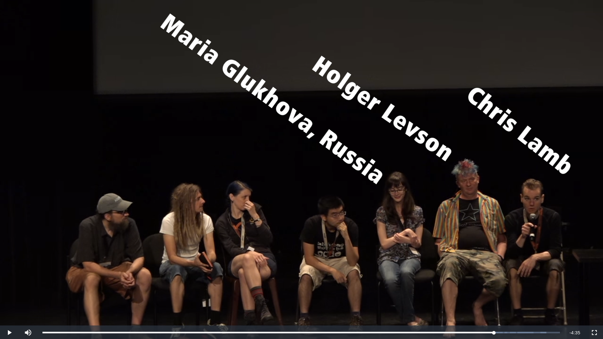 Maria Glukhova, siamezzze, Holger Levsen, Chris Lamb, Debian, Russia, debconf17